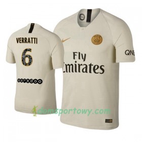 Koszulka Paris Saint-Germain Verratti 6 Wyjazdowe Koszulki Piłkarskie 2018-2019 Krótki Rękaw
